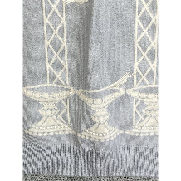 Vintage St. John By Marie Gray Sweater Women’s P Santana Knit Quiet Luxury - Picture 11 of 15